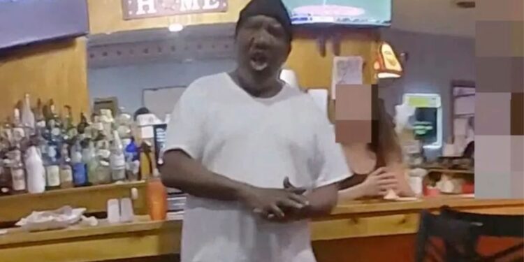 Body-cam footage shows that police left an Ohio man handcuffed and facedown on a bar floor before he died