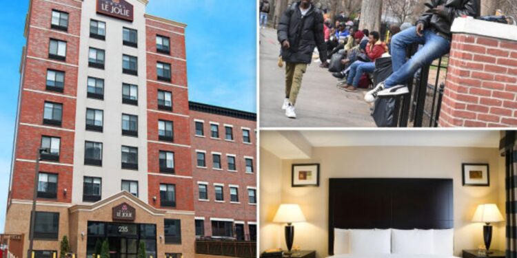 Hotel in trendy New York City’s neighborhood quietly converted into shelter for migrant families
