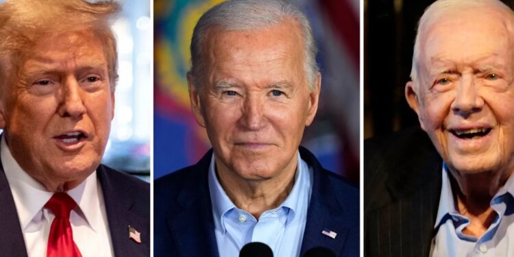 Jimmy Carter: Trump Is Running Against Joe Biden. But He Keeps Bringing Up Another Democrat