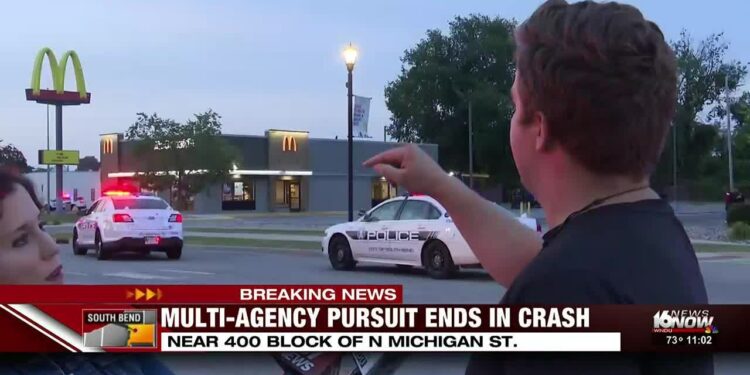 Multi-agency pursuit ends in Grant County Saturday night