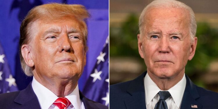 Trump continues to hold advantage over Biden in latest poll