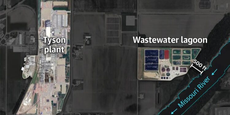 Tyson Foods exposed for disposing millions of pounds of hazardous pollutants into US waterways