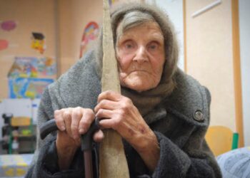 A 98-year-old In Ukraine Woman Walked Miles To Safety From Russians, With Slippers And A Cane