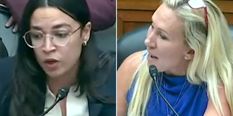 AOC and MTG engage in heated argument after comment about ‘fake eyelashes’