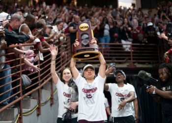 South Carolina’s title defense will begin in Las Vegas against Michigan