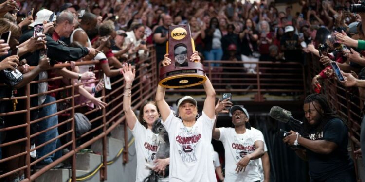 South Carolina’s title defense will begin in Las Vegas against Michigan