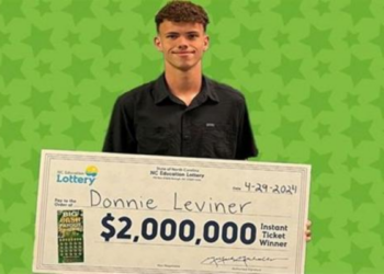 Teenager Wins $2 Million Lottery Jackpot From One Of First Times He Ever Bought Ticket