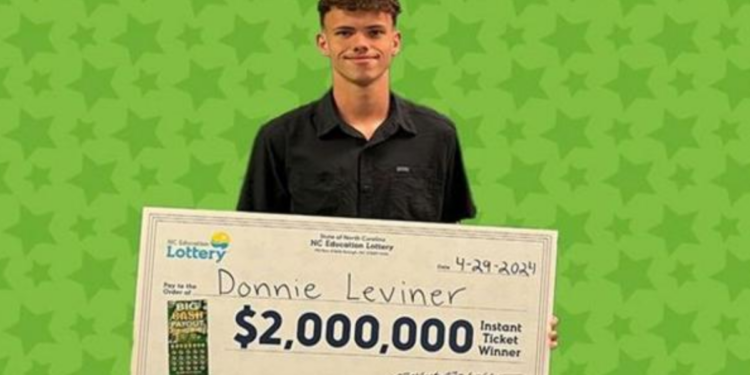 Teenager Wins $2 Million Lottery Jackpot From One Of First Times He Ever Bought Ticket