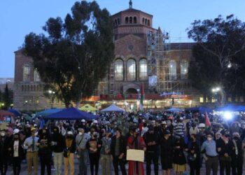 Tensions rise on UCLA campus as police order dispersal of big pro-Palestinian gatherings