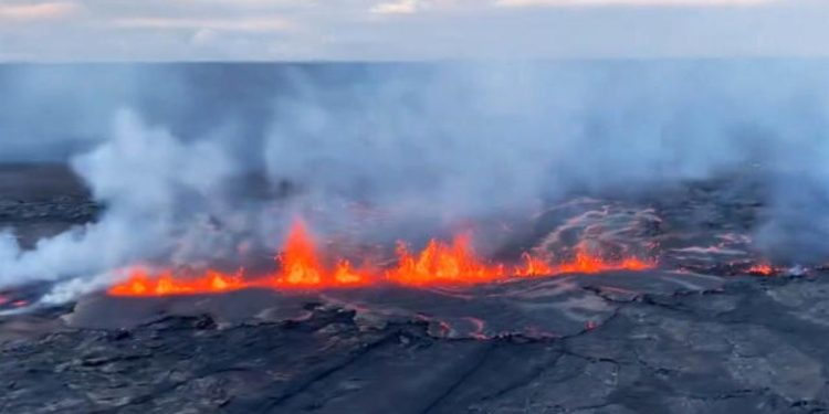 Hawaii’s Kilauea volcano explodes in a region that has not seen an eruption since 1974