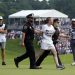 PGA Tour event finish delayed as six climate protesters rush onto 18th green and spray powder