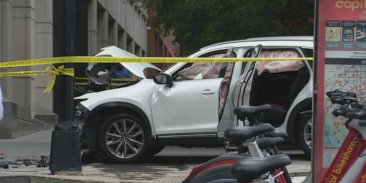 Police: Elderly Woman Killed After Suspect Carjacks Vehicle And Crashes Into Building