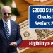 U.S. Government to Propose $2000 Stimulus Checks for Seniors in Low-Income Households