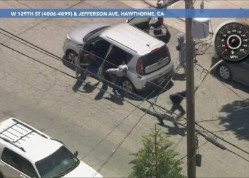 Five Juveniles Are In Custody After A Chase Involving A Stolen Car Ended In Hawthorne, Authorities Say