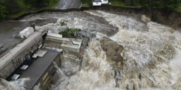 Rainfall Causes Evacuations And Bridge Collapses