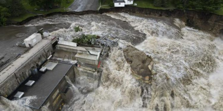 Rainfall Causes Evacuations And Bridge Collapses